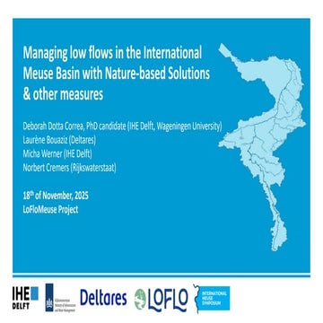 DSD-INT 2025 Managing low flows in the International Meuse Basin with Nature-...