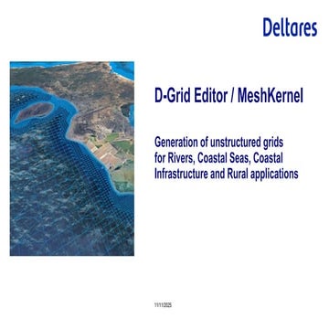 DSD-INT 2025 MeshKernel and D-Grid Editor - Stout