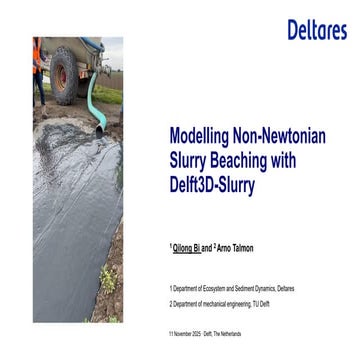 DSD-INT 2025 Modelling Non-Newtonian Slurry Beaching with Delft3D-Slurry - Bi
