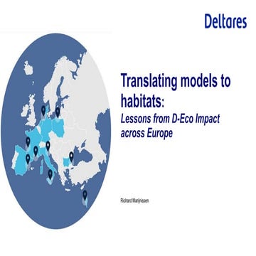 DSD-INT 2025 Translating models to habitats, lessons from D-Eco Impact across Europe - Marijnissen
