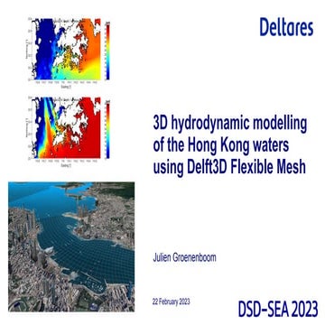 DSD-SEA 2023 3D hydrodynamic modelling of the Hong Kong waters ...