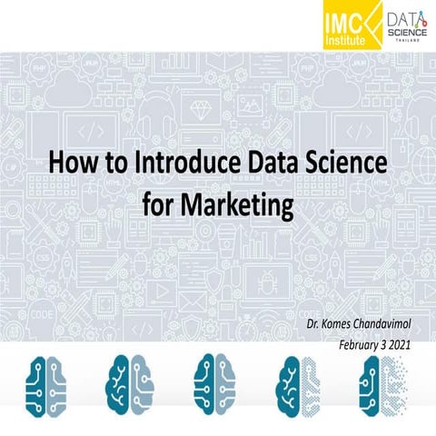 How to Introduce Data Science to Marketing 