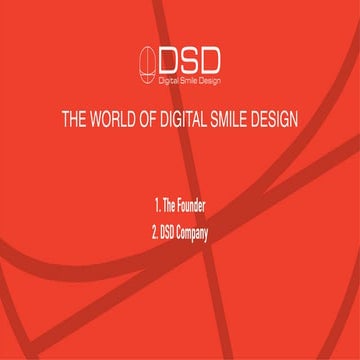 DSD - The World of Digital Smile Design