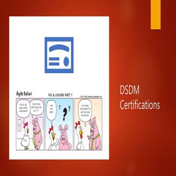 DSDM certifications