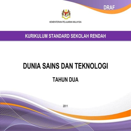 Dokumen standard kssr dunia sains dan teknologi tahun 2