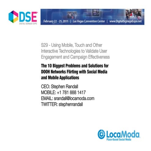 DSE2011 Presentation S29