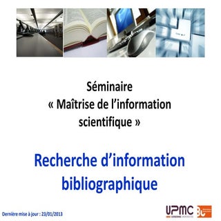 Doctorat sciences - Recherche bibli...