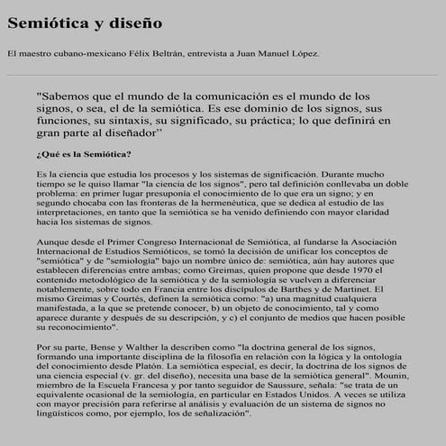 Semiotica y diseño