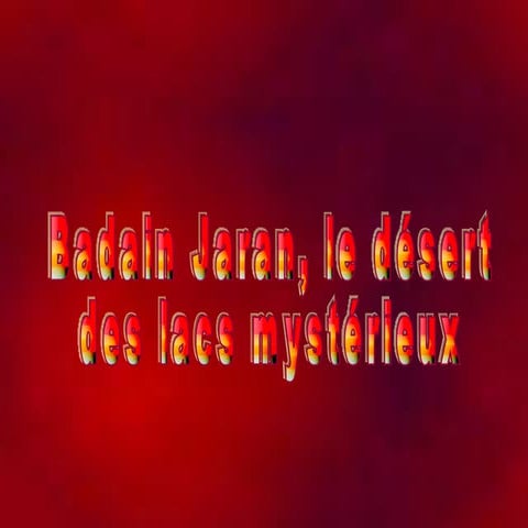 DéSert Badain Jaran