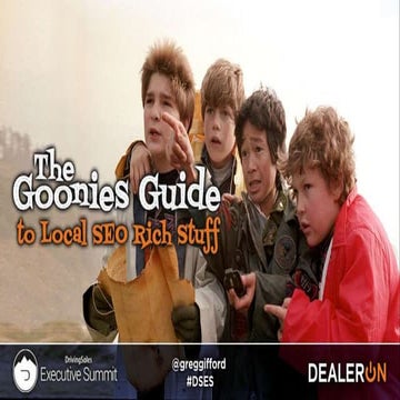 The Goonies Guide to Local SEO Rich Stuff