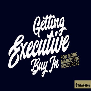 How To Get More Marketing Budget 