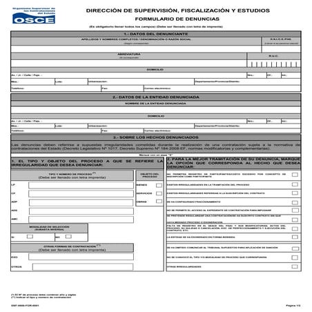 Formulario inscripcion o renovacion | PDF
