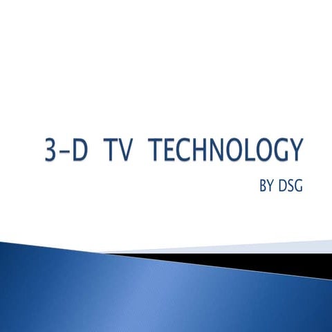 3d tv technology