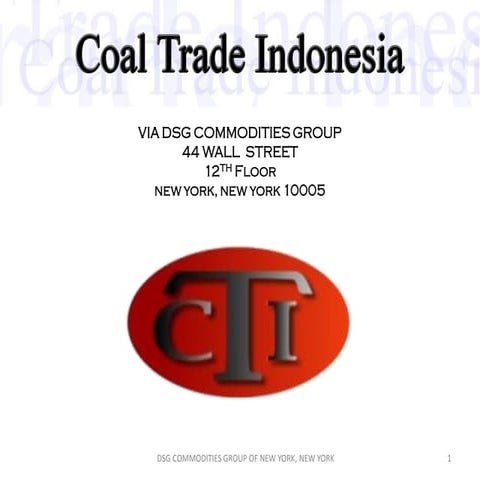 DSG COAL PRESENTATION