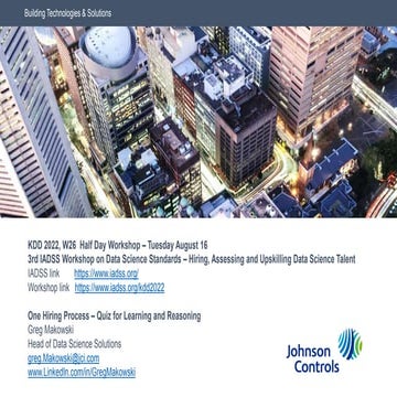 A Successful Hiring Process for Data Scientists