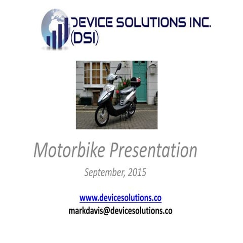 DSI Electric Motorbike Presentation