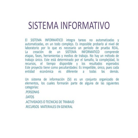 sistema de información