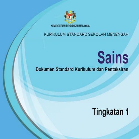 DSKP SAINS TINGKATAN 1 | PDF