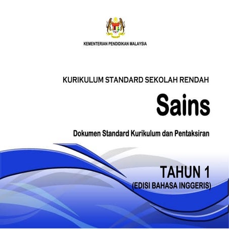 Dskp kssr semakan 2017 science year 1 v2 | PDF