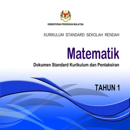 DSKP Matematik  KSSR Tahun 1 ( Semakan )