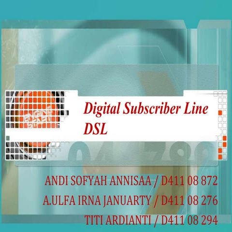 digital subscriber line