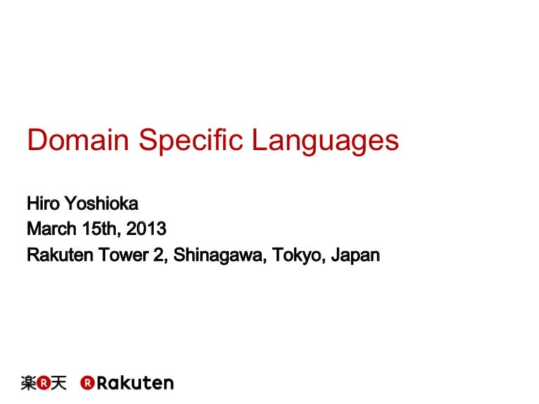 DSL Domain Specific Languages, Chapter 4, Internal DSL