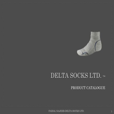 DELTA SOCKS PRODUCT CATALOGUE