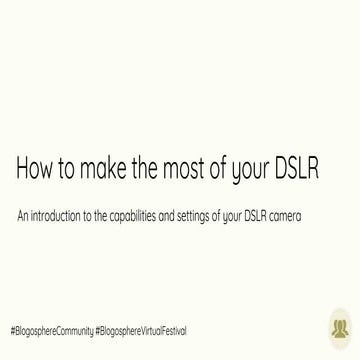 DSLR - Blogosphere Community