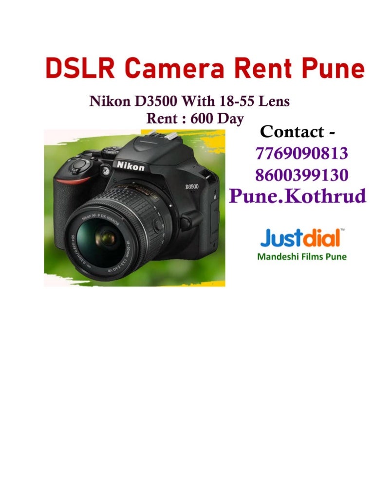 Dslr camera rent pune dslr camera rent near me pune call 7769090813