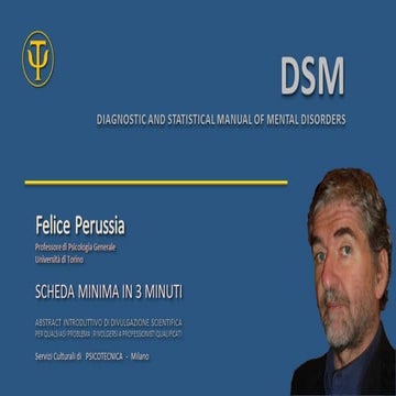 DSM Diagnostic and Statistical Manual of Mental Disorders