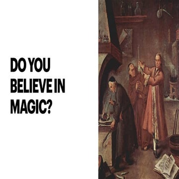 Data Science or Do you believe in magic?