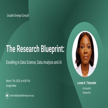 The Research Blueprint: Excelling in Data science, Data Analysis and AI