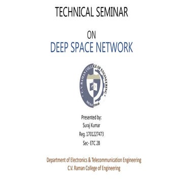 A seminar on Deep Space Network