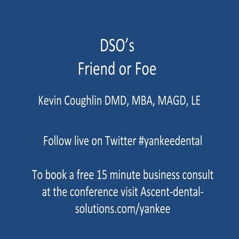 DSOs: friends or foe | PPT