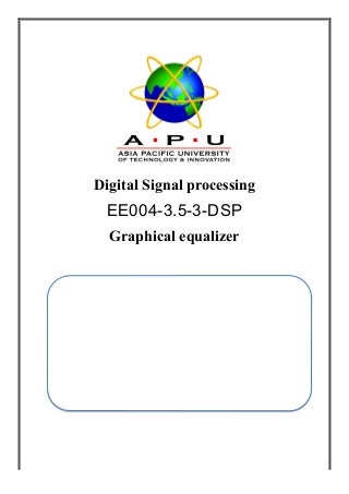 Graphical equalizer using MATLAB