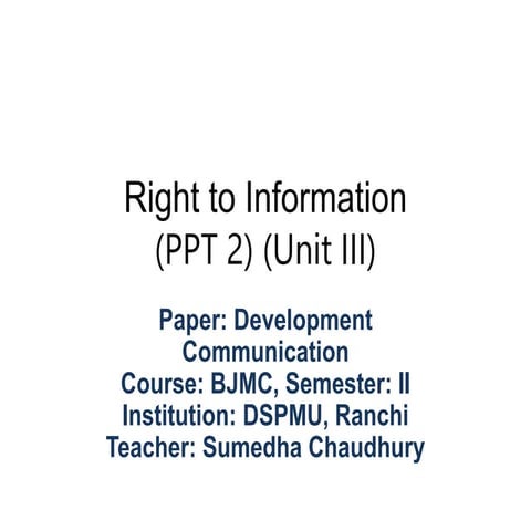 DSPMU BJMC 01062020 PPT 2.pptx right to information