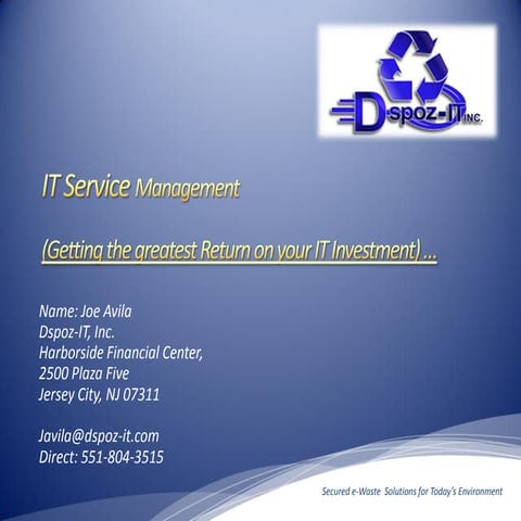 IT Asset Disposal_Dspoz-IT_Corp Preso 