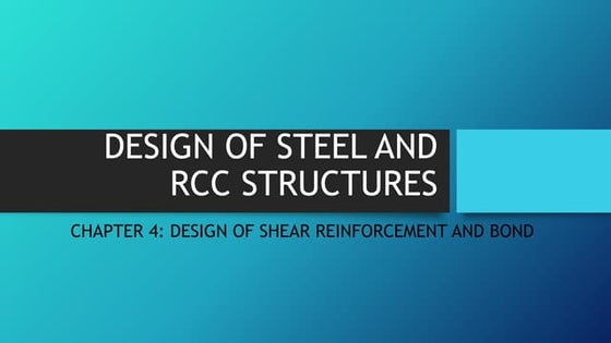 Beam Design and Drawing of RCC Structures | PPT | Civil Engineering ...