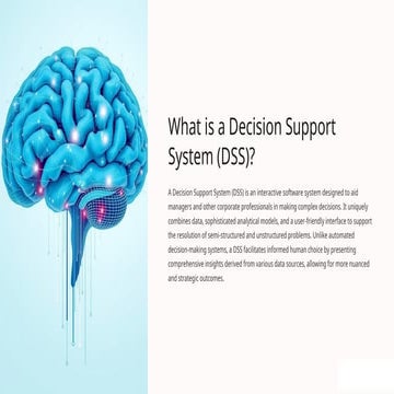 Decision Support System: An Important Topic for Management Students