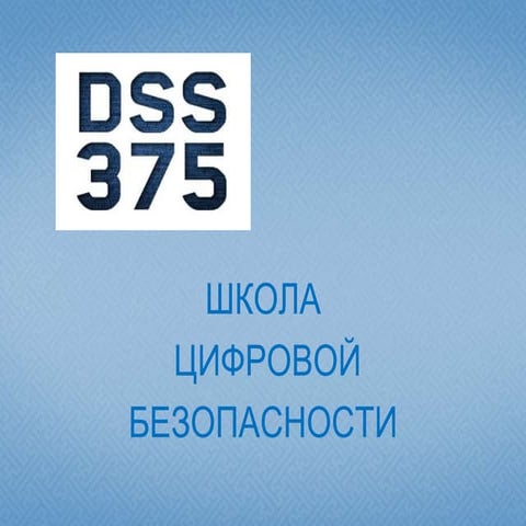 презентация Dss 375
