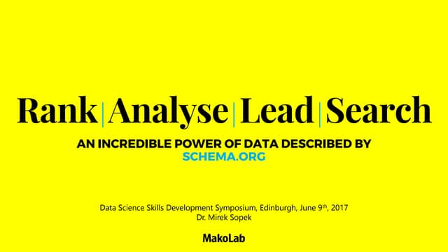 Rank | Analyse | Lead | Search
