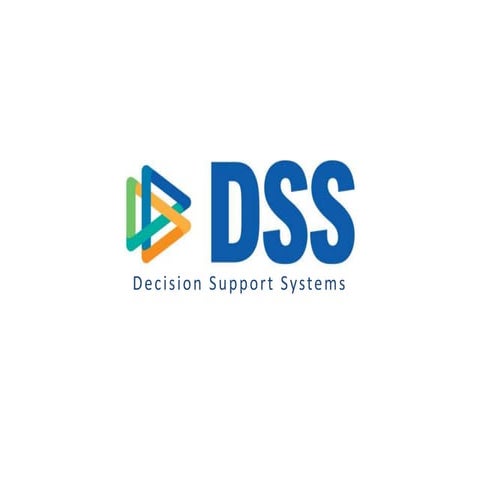 Decision Support Systems DSS
