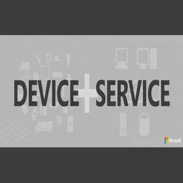 Device + Service