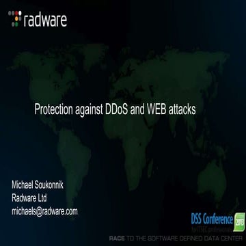 DSS ITSEC 2013 Conference 07.11.2013 -Radware - Protection against DDoS