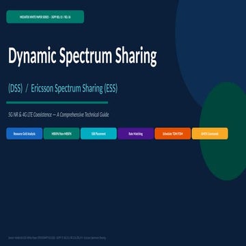 Understanding 5G NR DSS: Dynamic Spectrum Sharing Quiz and Key Concepts ...