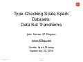 Type Checking Scala Spark Datasets: Dataset Transforms