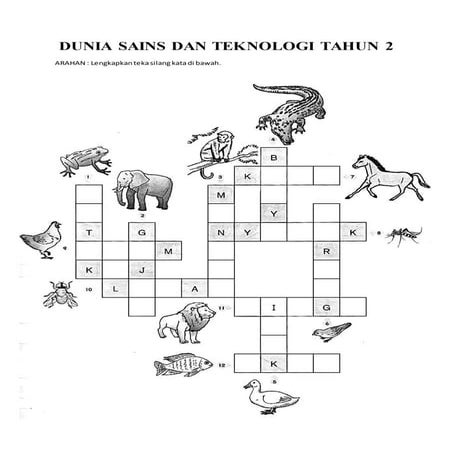 Teka Silang Kata Sains Tahun 1&2