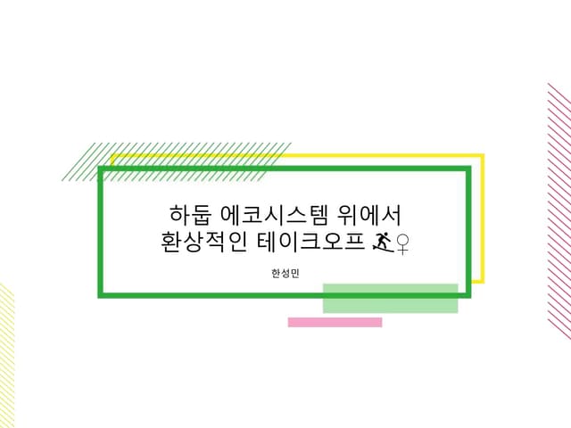 하둡 에코시스템 위에서 환상적인 테이크오프 - DSTS 2019 