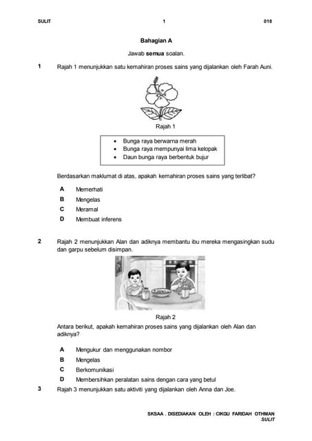 Soalan Dst Tahun 3 Ppt 2015