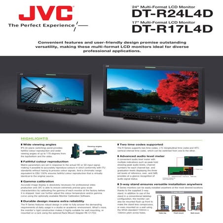 JVC DT-R17-L4D